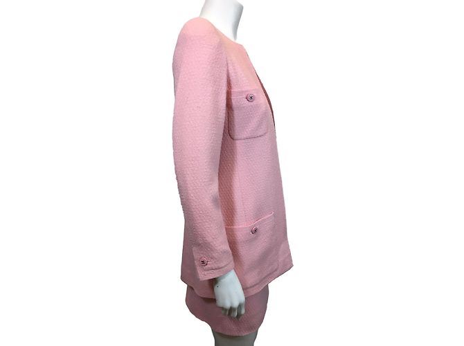 Chanel Falda elegante Rosa - vista 3