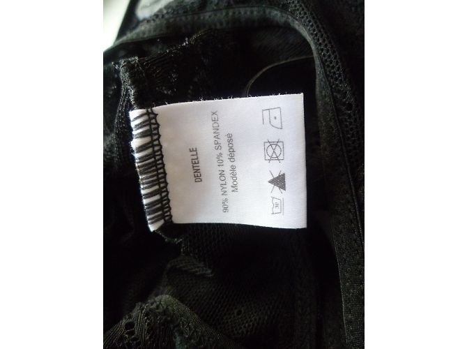 Autre Marque Body in pizzo nero - vista 5
