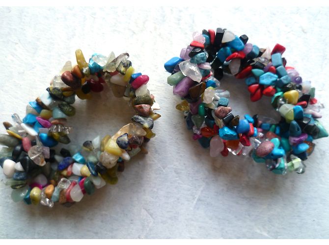 Autre Marque Set aus 4 LBMDJ Perlenarmbändern mehrfarbig Mehrfarben - Ansicht 10