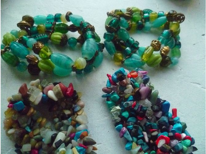 Autre Marque Set aus 4 LBMDJ Perlenarmbändern mehrfarbig Mehrfarben - Ansicht 4