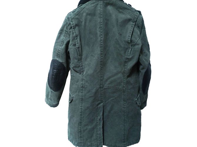 Pepe Jeans Trench Leningrad grigio cotone uomo S - vista 2