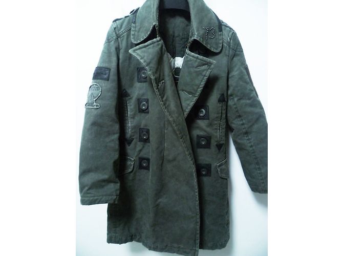 Pepe Jeans Trench Leningrad grigio cotone uomo S - vista 3