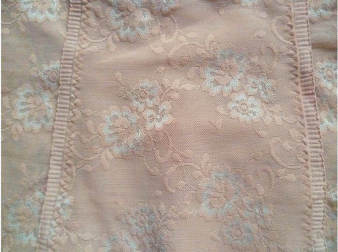 Autre Marque Braga Ventre Plano de Talle Alto Encaje Rosa Beige Carne - vista 11