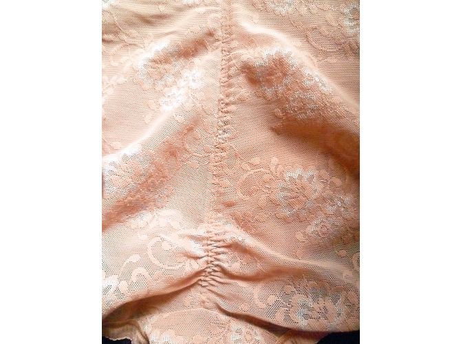 Autre Marque Braga Ventre Plano de Talle Alto Encaje Rosa Beige Carne - vista 9
