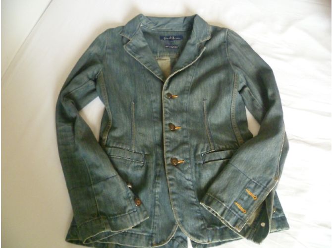 Autre Marque Earl Jeans Jeansjacke Blau Baumwolle Größe S - Ansicht 2