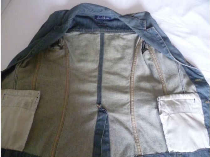 Autre Marque Earl Jeans Jeansjacke Blau Baumwolle Größe S - Ansicht 4