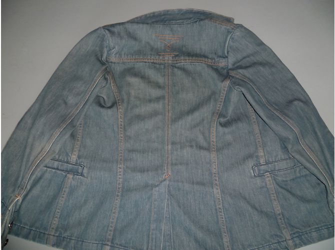 Autre Marque Earl Jeans Jeansjacke Blau Baumwolle Größe S - Ansicht 5