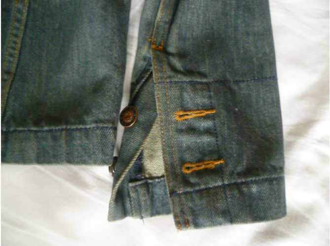 Autre Marque Earl Jeans Jeansjacke Blau Baumwolle Größe S - Ansicht 7
