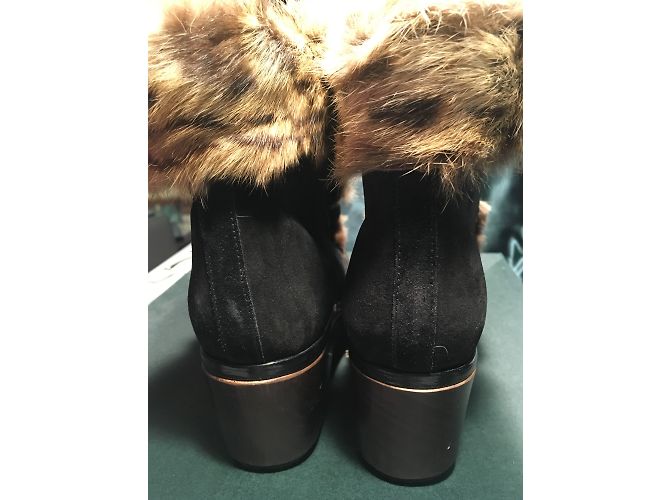 Stivaletti Robert Clergerie Marrone Scuro Nubuck e Scamosciato - vista 7