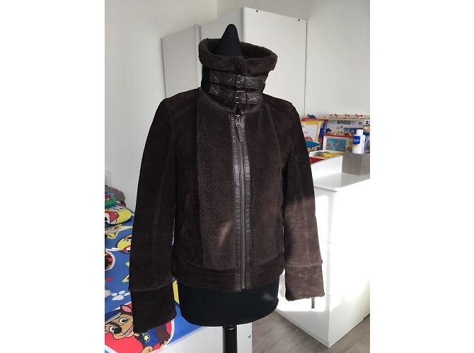 Chaqueta de cuero Oakwood Sublime marrón talla S Castaño - vista 3