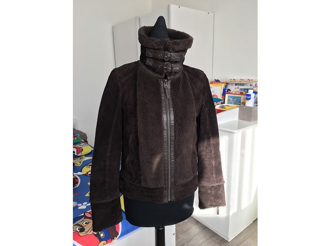 Chaqueta de cuero Oakwood Sublime marrón talla S Castaño - vista 4