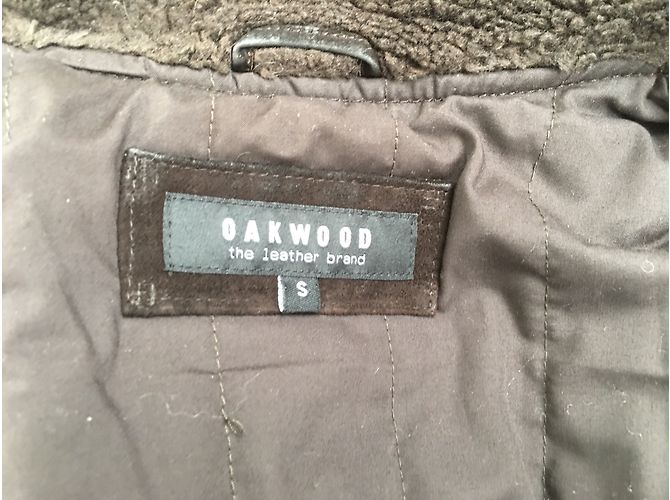 Chaqueta de cuero Oakwood Sublime marrón talla S Castaño - vista 8