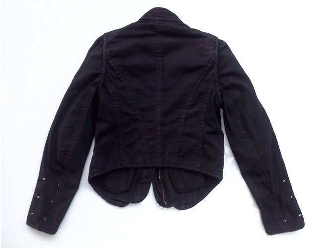 Chaqueta de esgrima Isabel Marant en algodón negro Talla 1 - vista 2