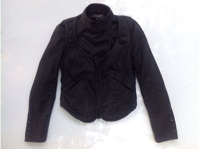 Chaqueta de esgrima Isabel Marant en algodón negro Talla 1 - vista 3