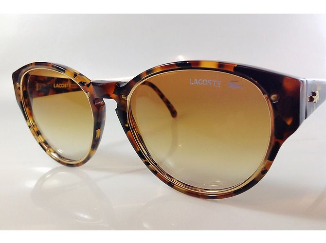 Occhiali da sole Lacoste modello cat eye leopardato Stampa leopardo - vista 3