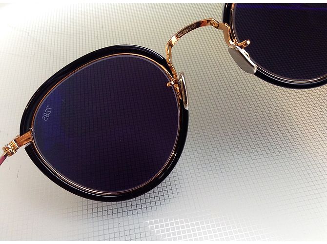 Autre Marque Occhiali da sole EYEVAN 7285 Margo Nero e Oro Rosa - vista 6