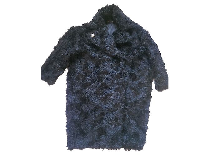 Abrigo oversize de mohair y algodón negro & Other Stories - vista 2