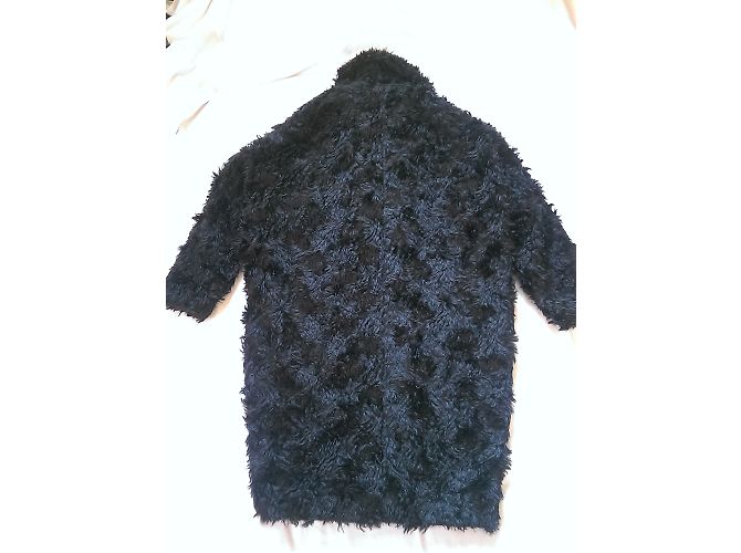 Abrigo oversize de mohair y algodón negro & Other Stories - vista 3