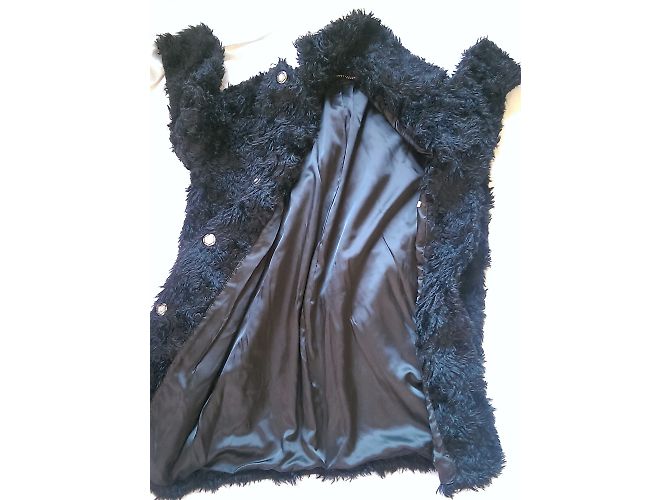 Abrigo oversize de mohair y algodón negro & Other Stories - vista 4