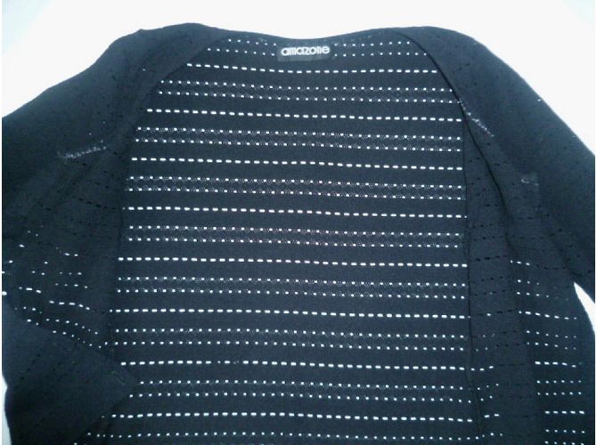 Autre Marque Conjunto Amazon de Chaleco y Camiseta de algodón negro calado - vista 6