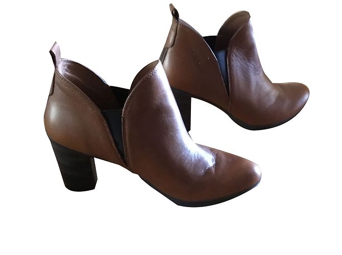Autre Marque Botines Hispanitas Coñac - vista 2