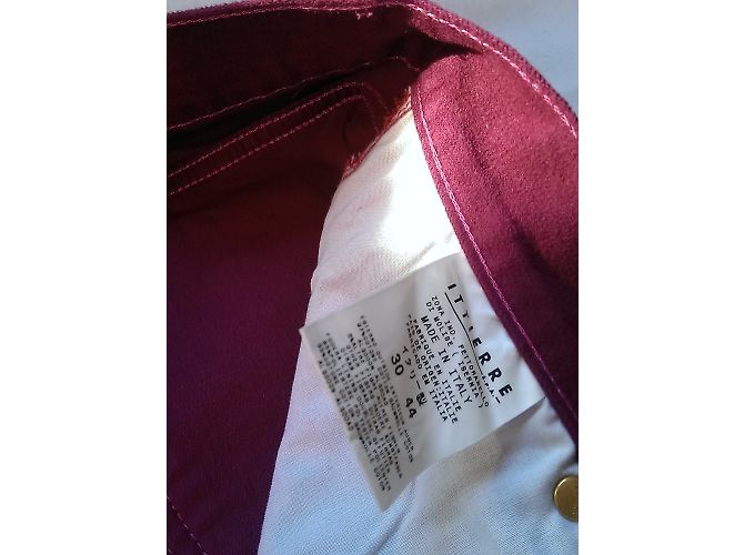 Versace Samthose Aubergine Hohe Taille - Ansicht 6