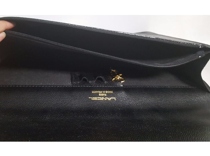 Cartella Lancel in pelle nera Nero - vista 7