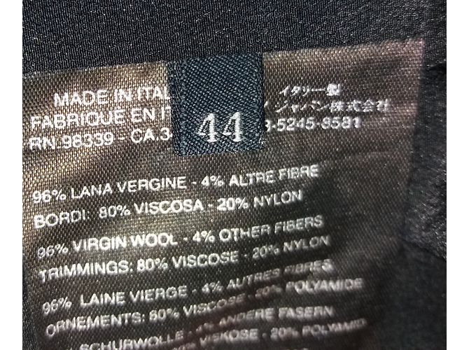 Prada Black Wool Biker Jacket - view 8