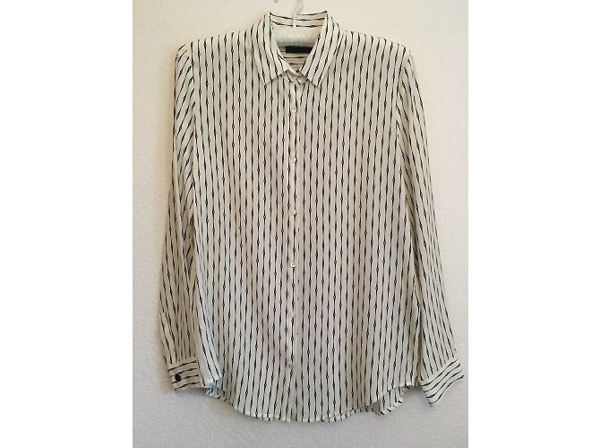 The Kooples Camicia di seta bianca Taglia M Bianco - vista 3