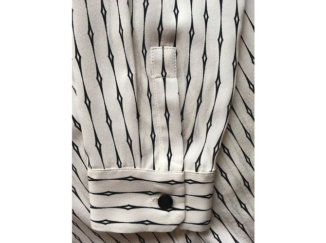 The Kooples Camicia di seta bianca Taglia M Bianco - vista 5