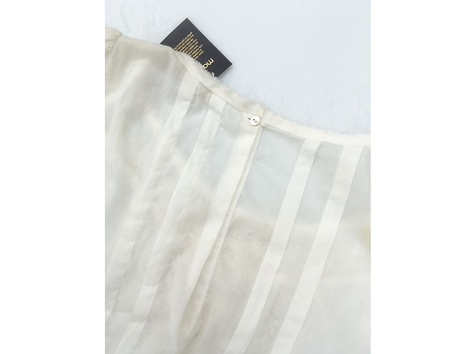 Vestido Maje de algodón blanco con mangas 3/4 - vista 2