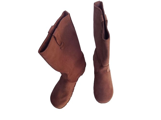 Autre Marque Botines Sanita Gamuza Palisandro 38 Beige - vista 2