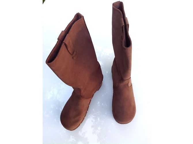 Autre Marque Botines Sanita Gamuza Palisandro 38 Beige - vista 5