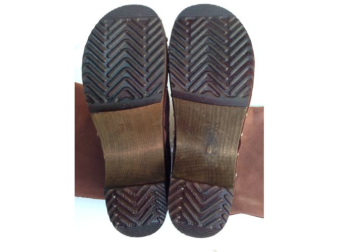 Autre Marque Botines Sanita Gamuza Palisandro 38 Beige - vista 6