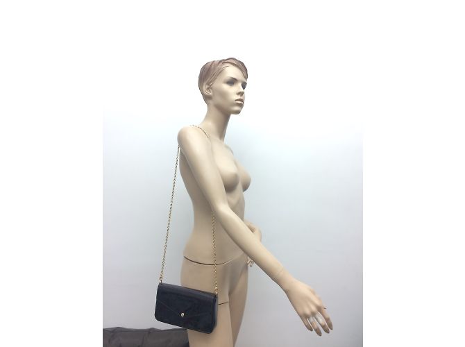 Louis Vuitton Félicie Marrone scuro - vista 11