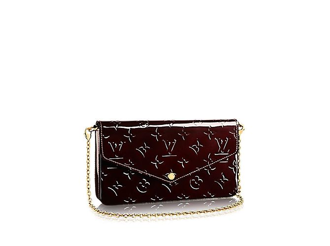Louis Vuitton Félicie Marrone scuro - vista 12