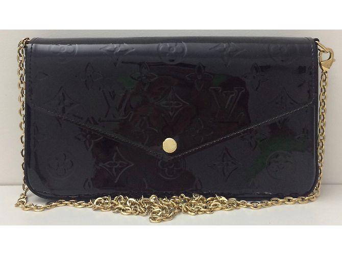 Louis Vuitton Félicie Marrone scuro - vista 2