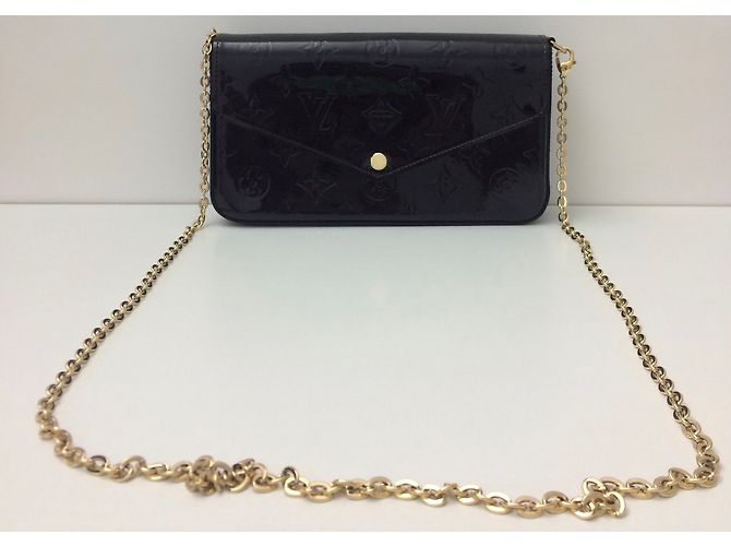 Louis Vuitton Félicie Marrone scuro - vista 7