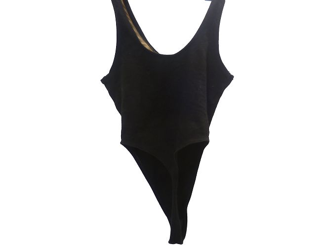 Autre Marque Body Dance France Negro Sin Tirantes de Algodón - vista 2