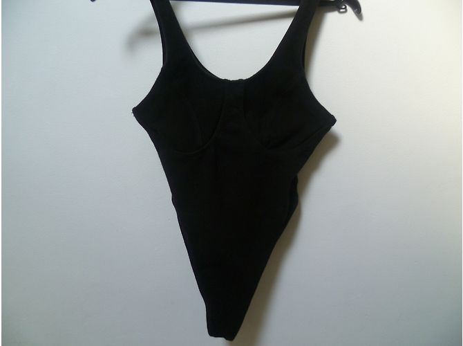 Autre Marque Body Dance France Negro Sin Tirantes de Algodón - vista 3