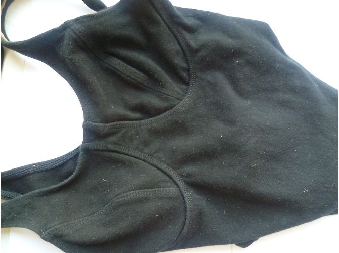 Autre Marque Body Dance France Negro Sin Tirantes de Algodón - vista 5
