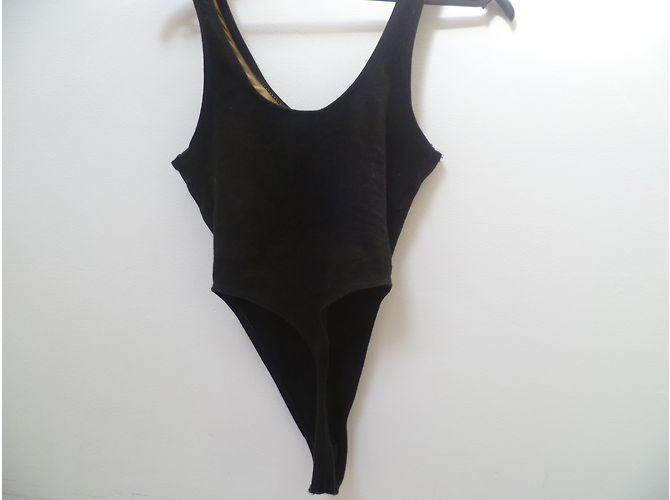 Autre Marque Body Dance France Negro Sin Tirantes de Algodón - vista 7