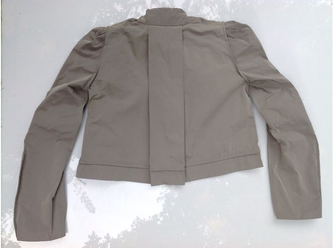 Marni Jacke Perlgrau Wasserabweisend - Ansicht 6