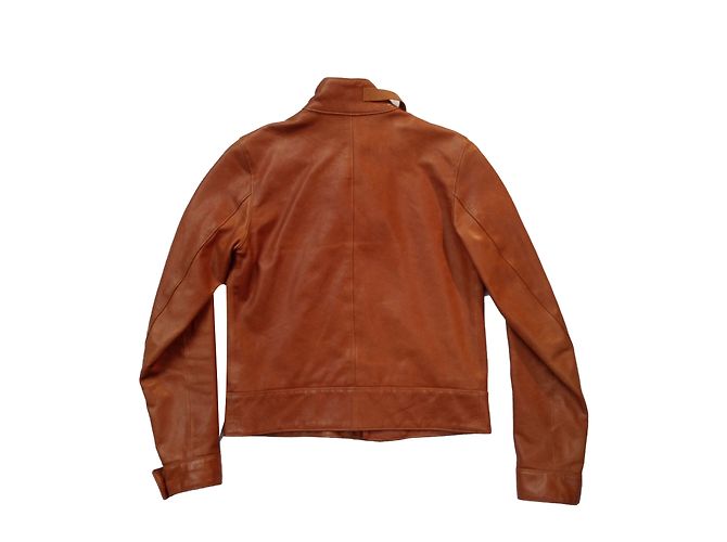 Polo Ralph Lauren Lederjacke Caramel Karamell - Ansicht 2