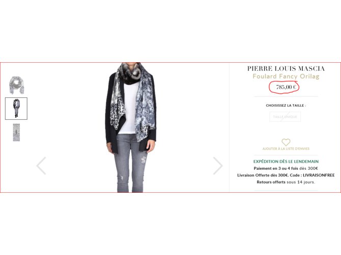 Pierre Louis Mascia Fancy Orylag Grigio - vista 10