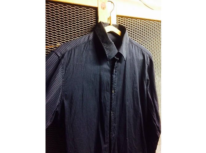 Camicia Sonia Rykiel in cotone blu navy taglia 42 - vista 3