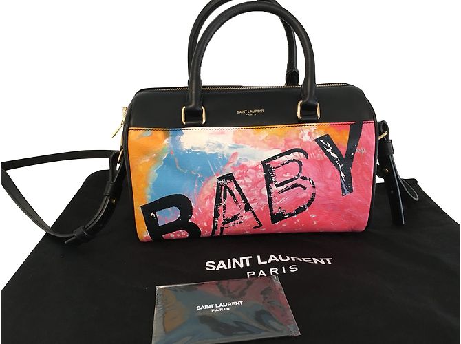 Kleine Baby-Drucktasche Saint Laurent - Ansicht 2