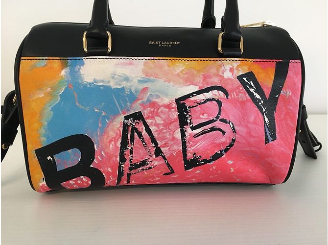Kleine Baby-Drucktasche Saint Laurent - Ansicht 7