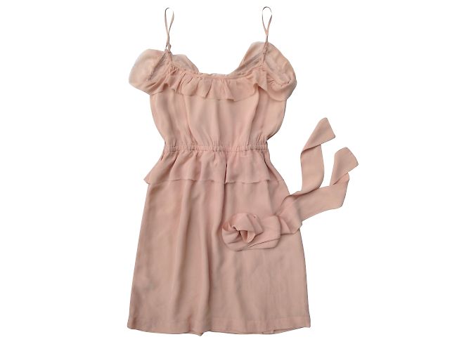 Vestido de seda Antik Batik Rosa - vista 2
