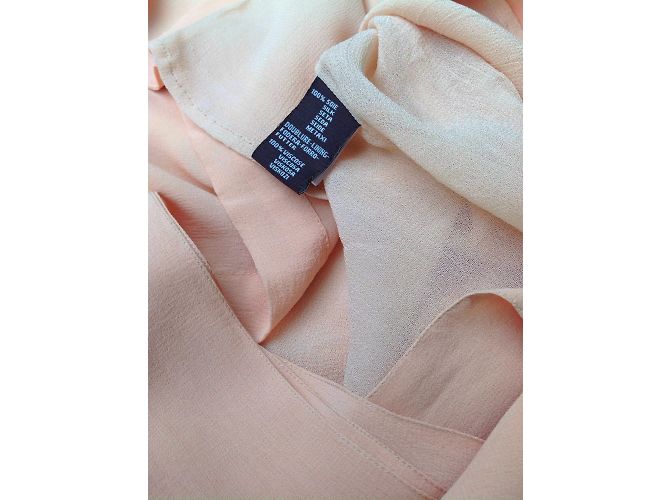 Vestido de seda Antik Batik Rosa - vista 4